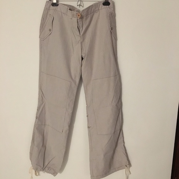 90s/Y2k wide legged striped cargo pants skater pants - Picture 1 of 6